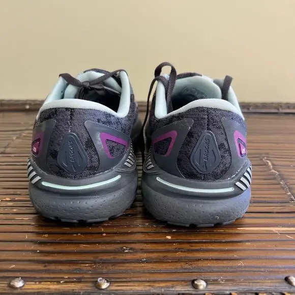 Brooks Adrenaline GTS Black and Purple Women's Size 9 Sneakers Running Walking - Picture 6 of 10